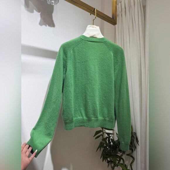 DÔEN Claudine Cashmere Crewneck Button-Front Cardigan - Picture 10 of 10